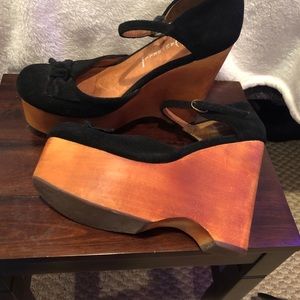 Jeffrey Campbell wooden shoes